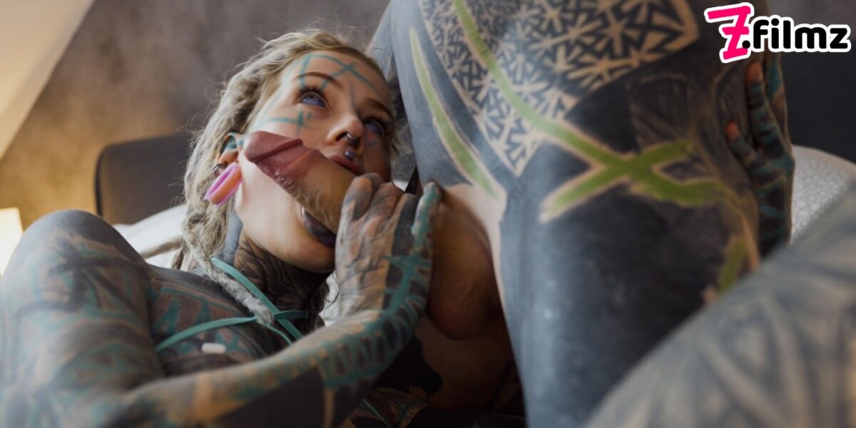 Tattoo girl ANUSKATZZ get fucked balls deep in her ass