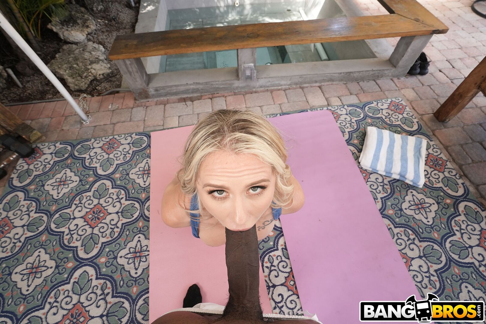 Monster Cock Stretches Yoga Instructor