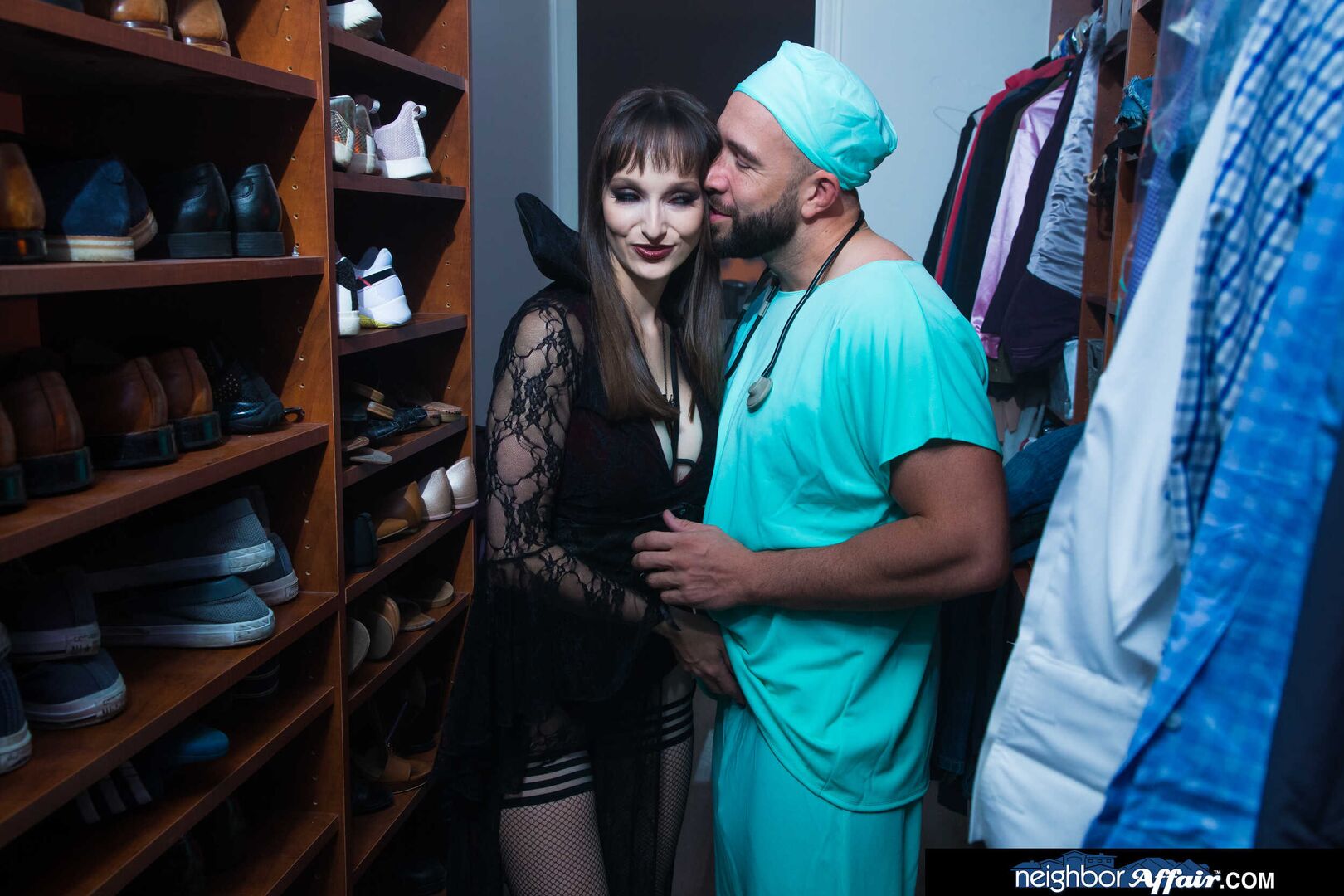 Sexy Vampire princess neighbor Lexi Luna is in the prowl for some big cock this Halloween