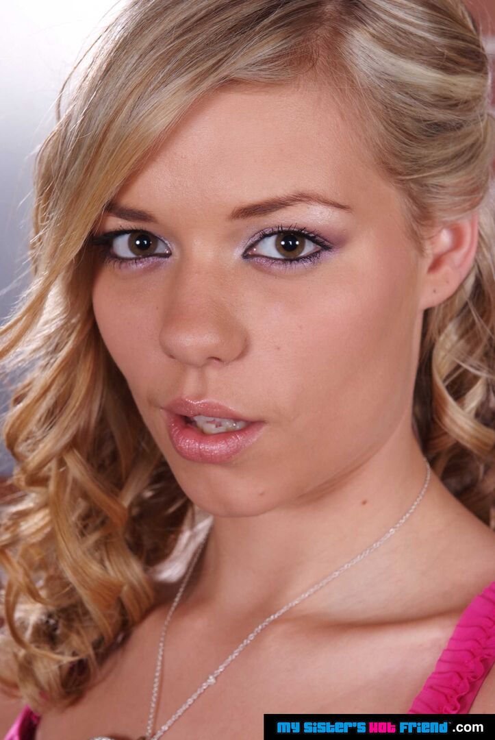 Cute Blonde Nicole Ray fucks her friend's brother's big cock