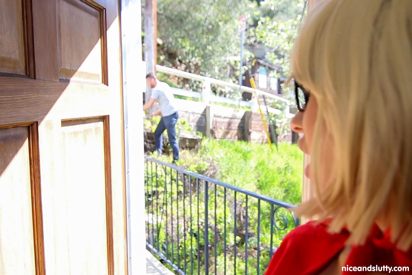 Milf fucked by the gardener