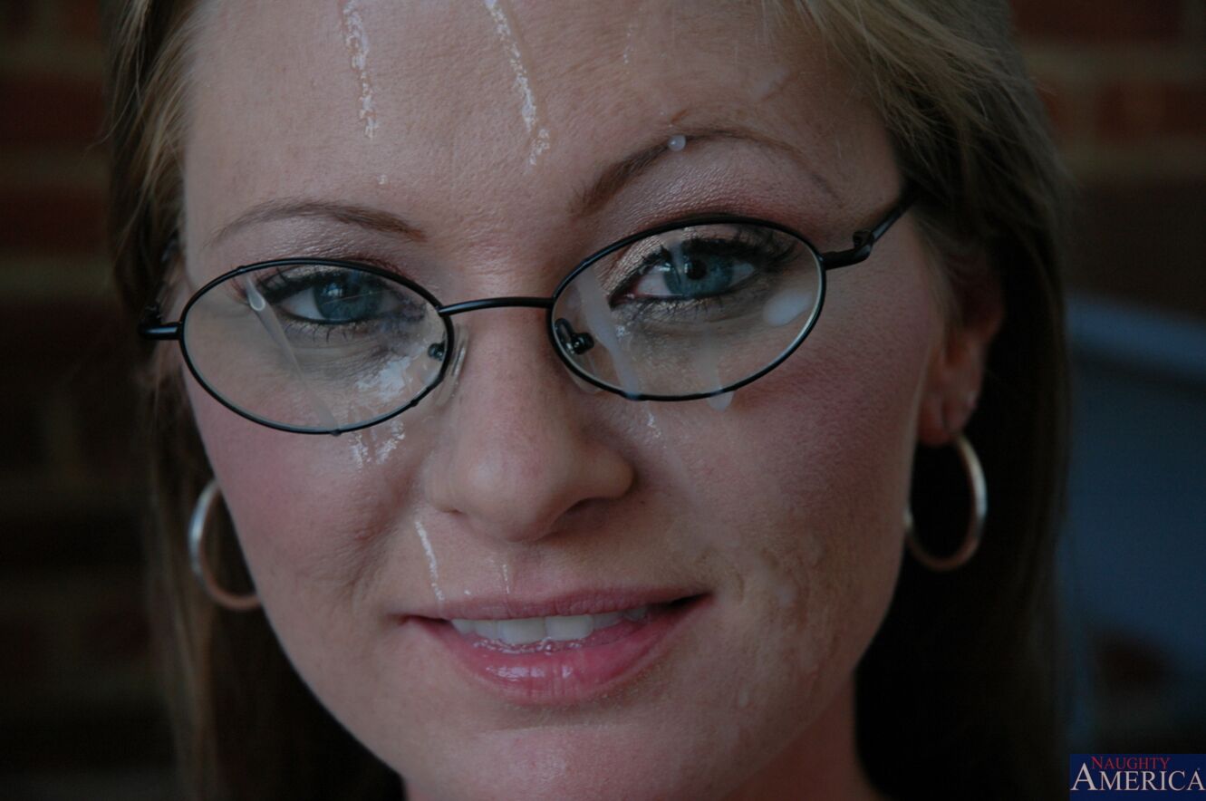 Professor Allison Kilgore fucking in the desk with her tits