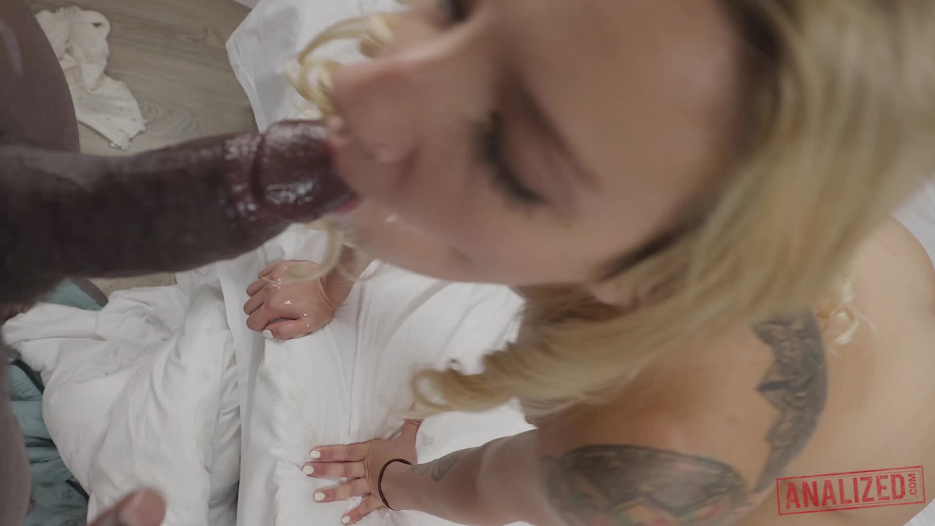 Sexy Blonde Sophia Grace Gets Stretched Out By A Huge BBC