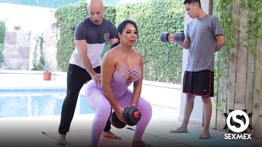 MY COACH SEDUCES MY STEP-MOM . GALI DIVA