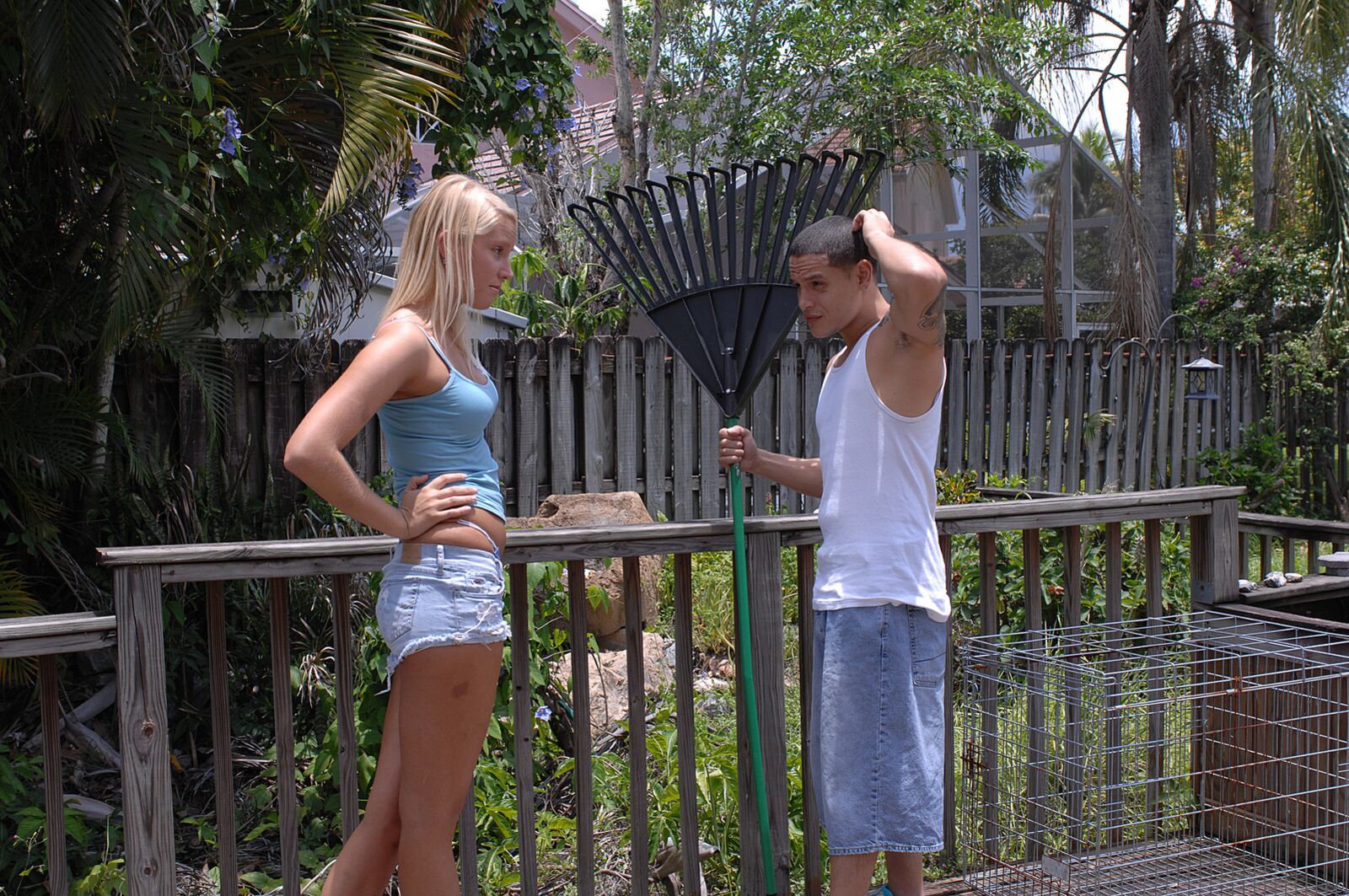 Guy Can't Resist Vanessa In Her New Thong