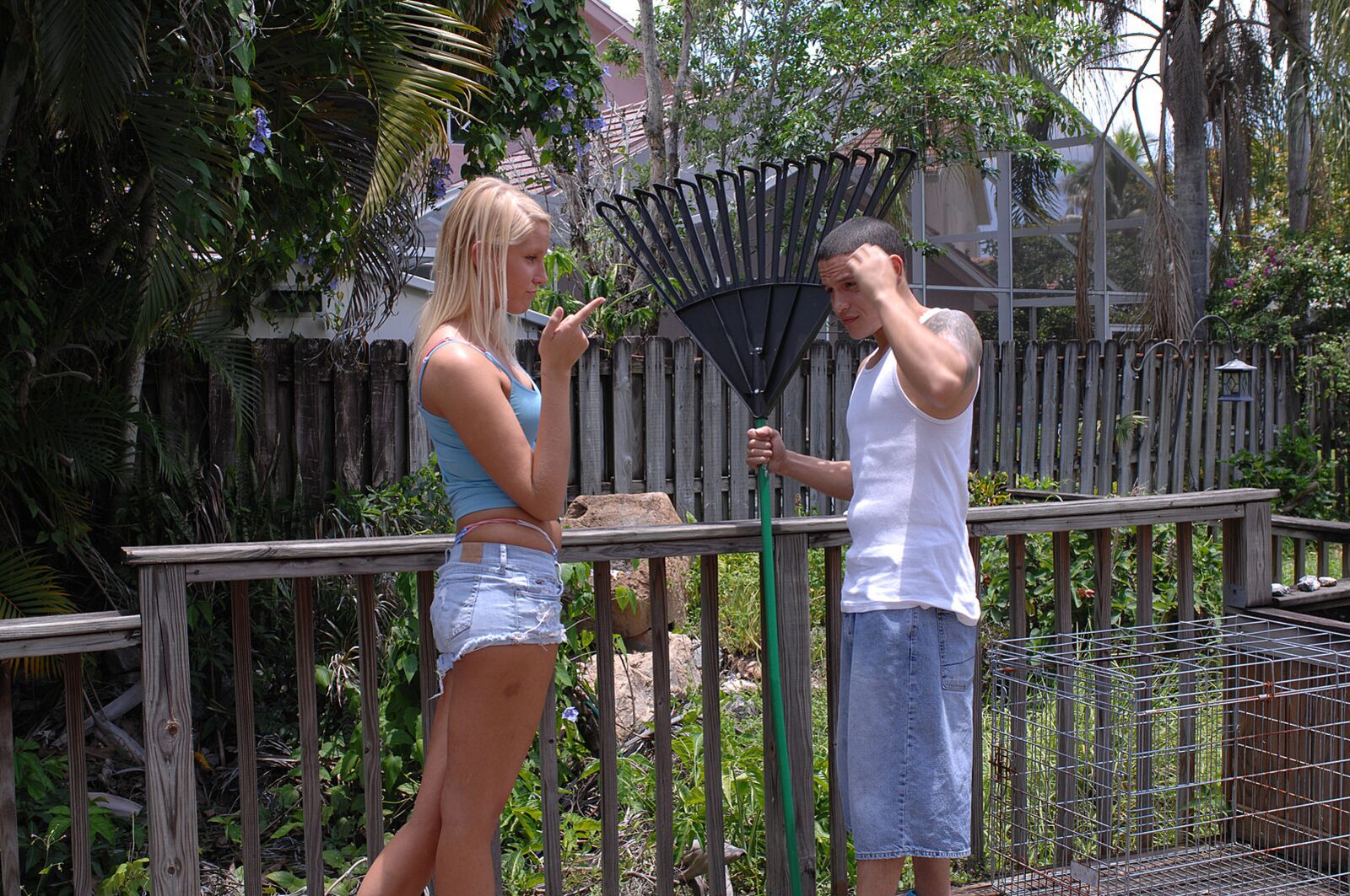 Guy Can't Resist Vanessa In Her New Thong