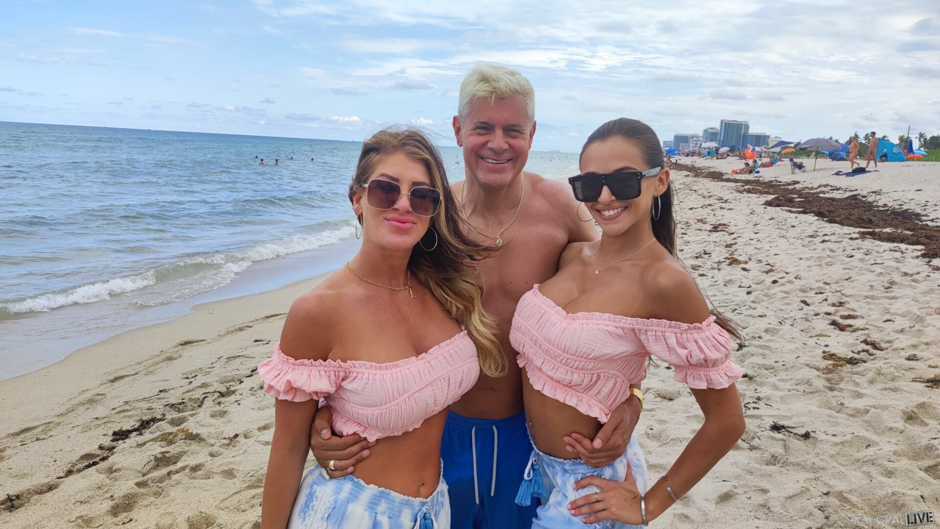 Bringing Home Big Tits Brunettes Beach Babes For A Threesome