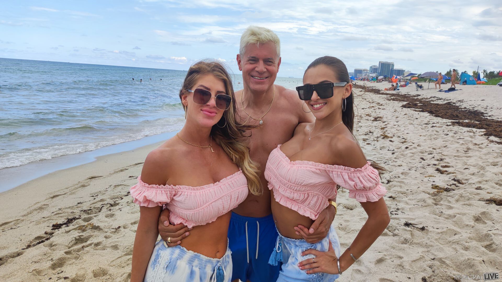 Bringing Home Big Tits Brunettes Beach Babes For A Threesome
