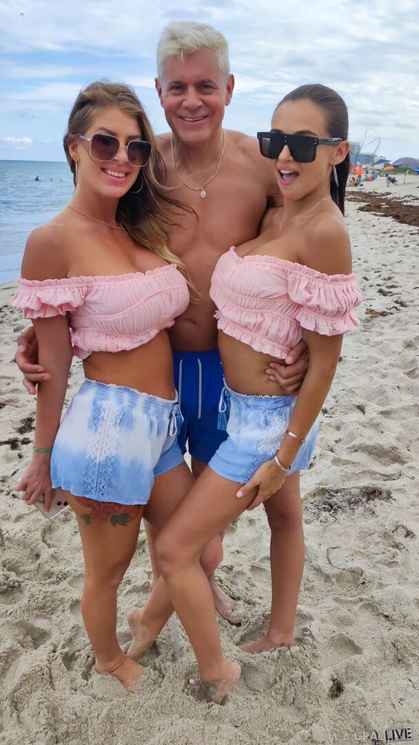 Bringing Home Big Tits Brunettes Beach Babes For A Threesome