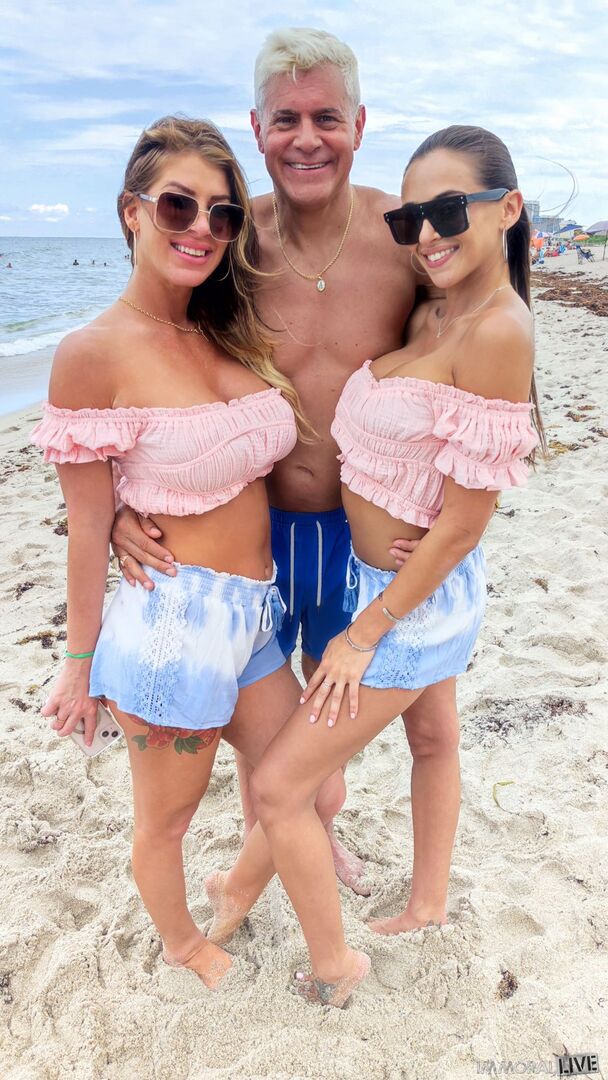 Bringing Home Big Tits Brunettes Beach Babes For A Threesome
