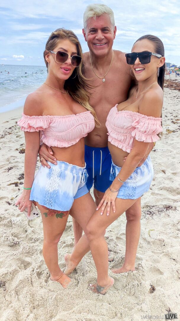 Bringing Home Big Tits Brunettes Beach Babes For A Threesome