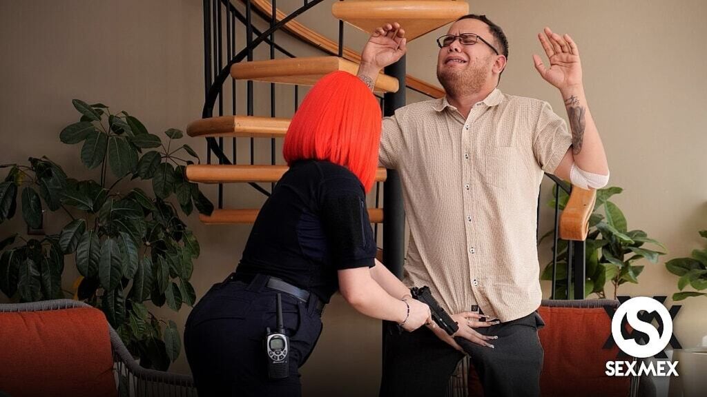 SEXY AND PERV POLICE GIRL . GISELLE MONTES