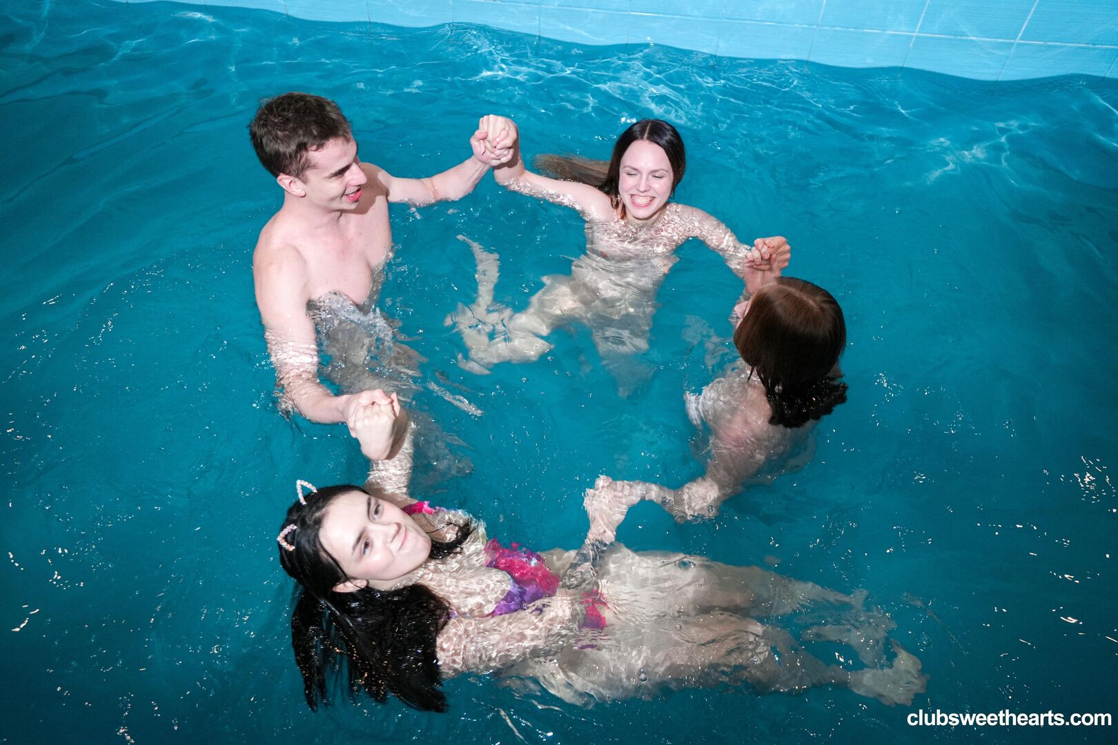 Lucky guy gets to fuck three hotties