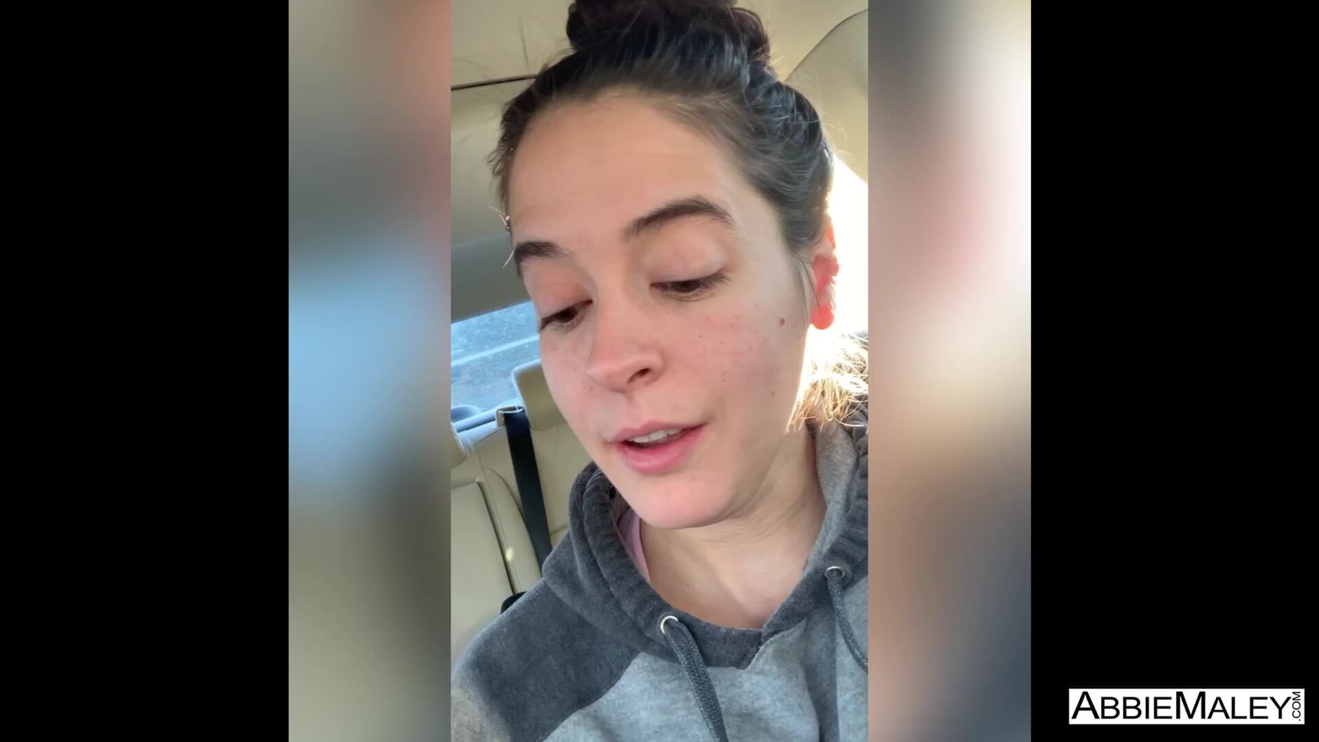 Abbie Maley Super Sloppy Blowjob In A Car