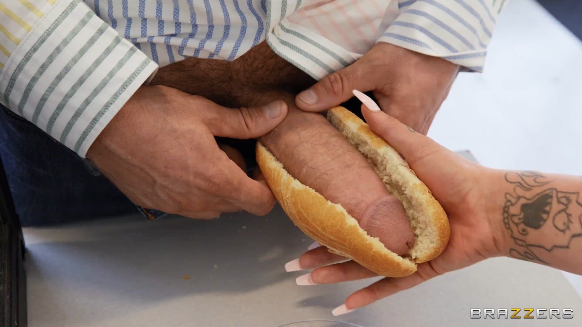 Serving Cock Sandwich To The College Slut