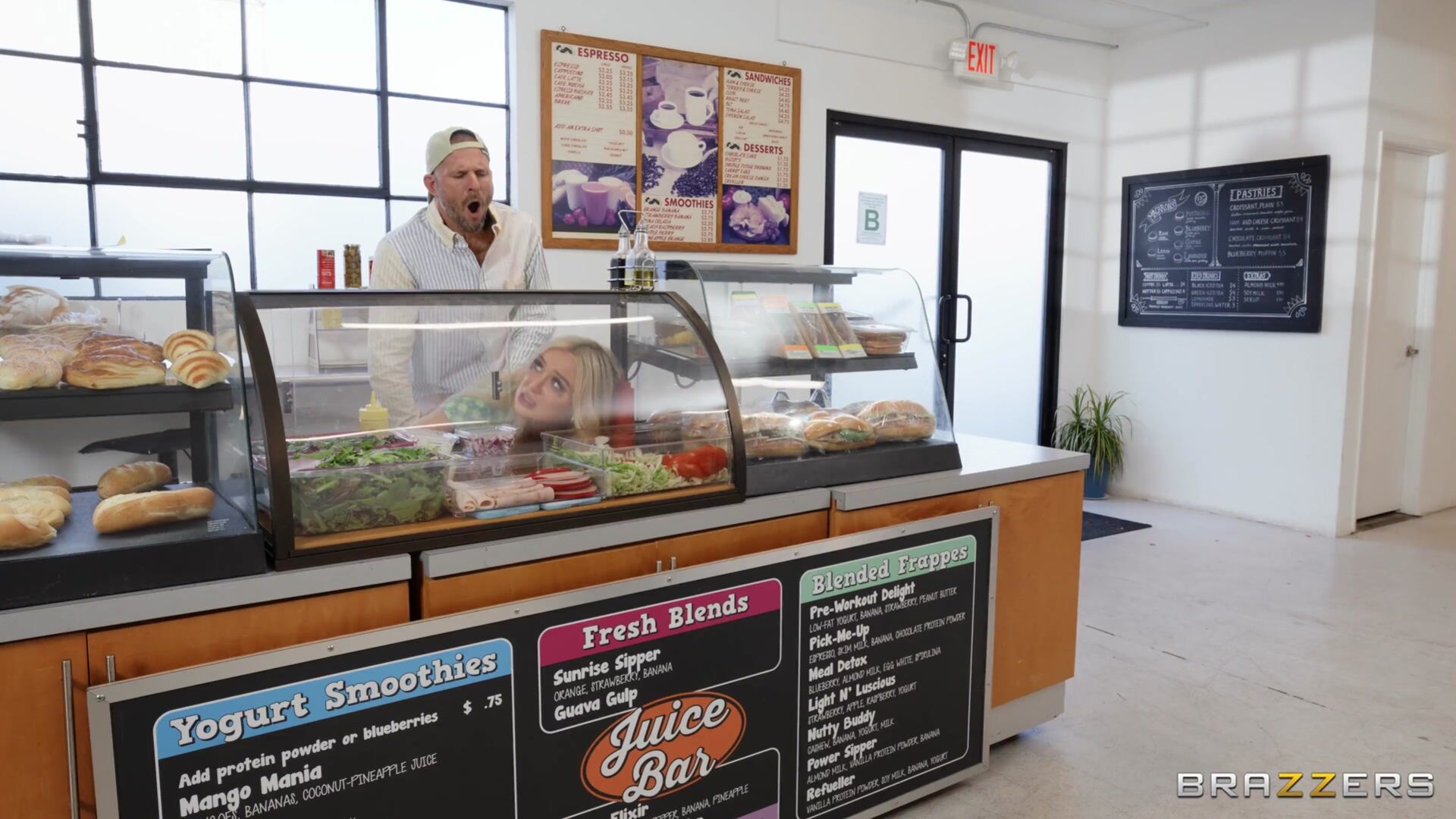 Serving Cock Sandwich To The College Slut