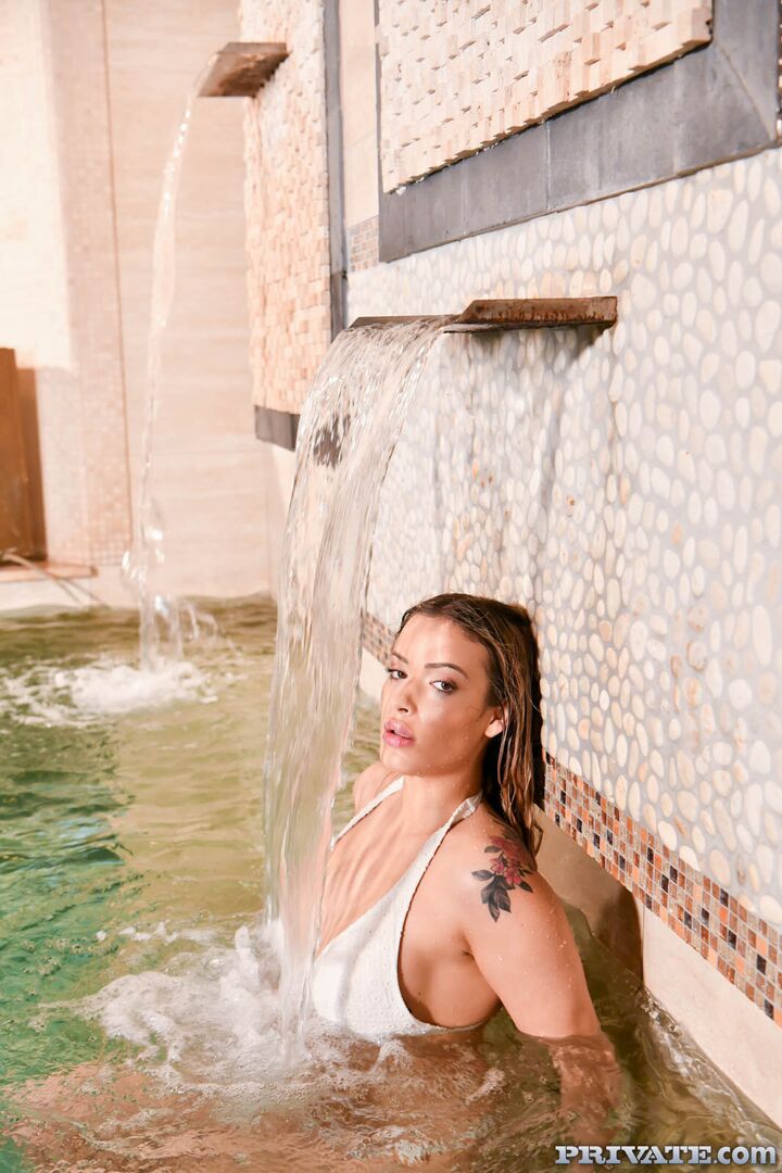 Ria Sunn Gets Horny at the Spa with an Interracial Threesome