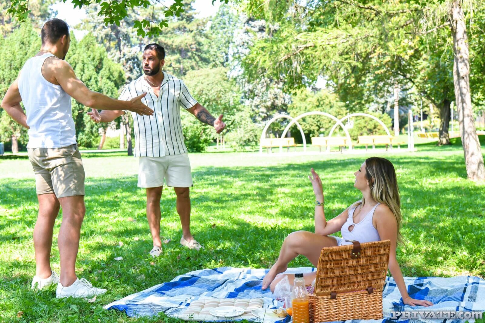 Rebecca Volpetti Skips a Picnic for a DP Threesome