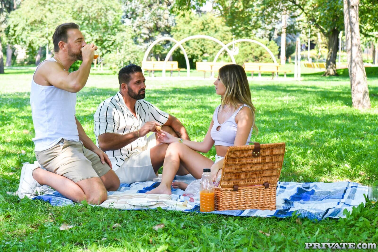 Rebecca Volpetti Skips a Picnic for a DP Threesome