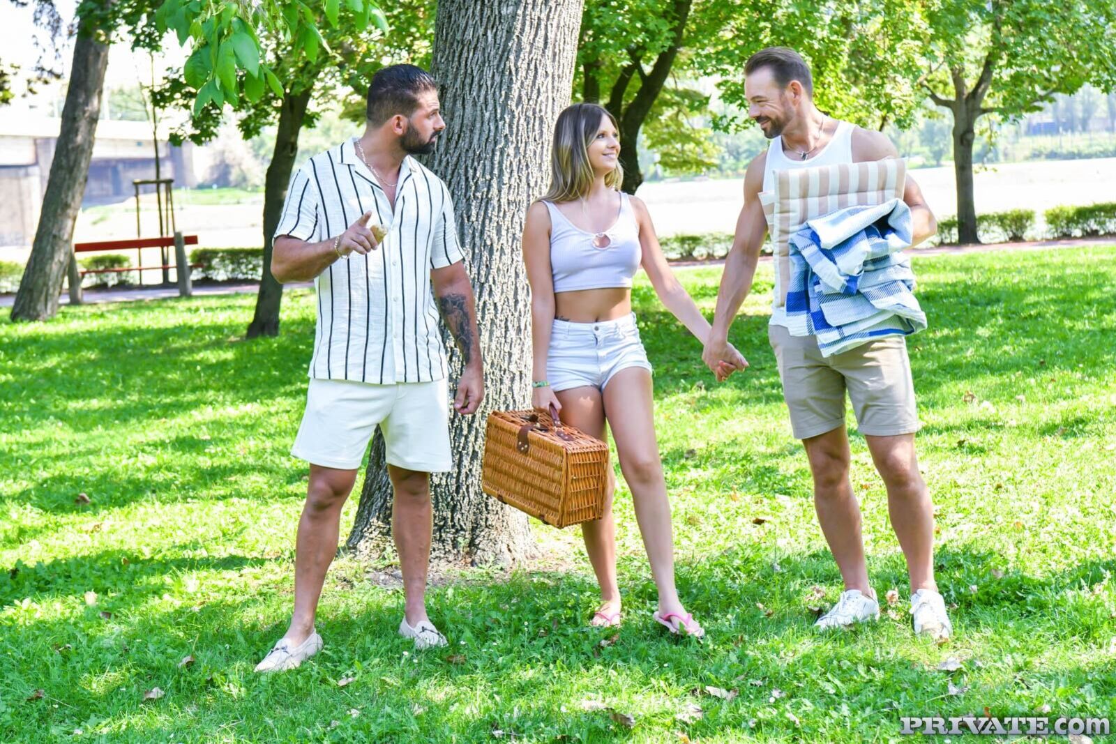 Rebecca Volpetti Skips a Picnic for a DP Threesome