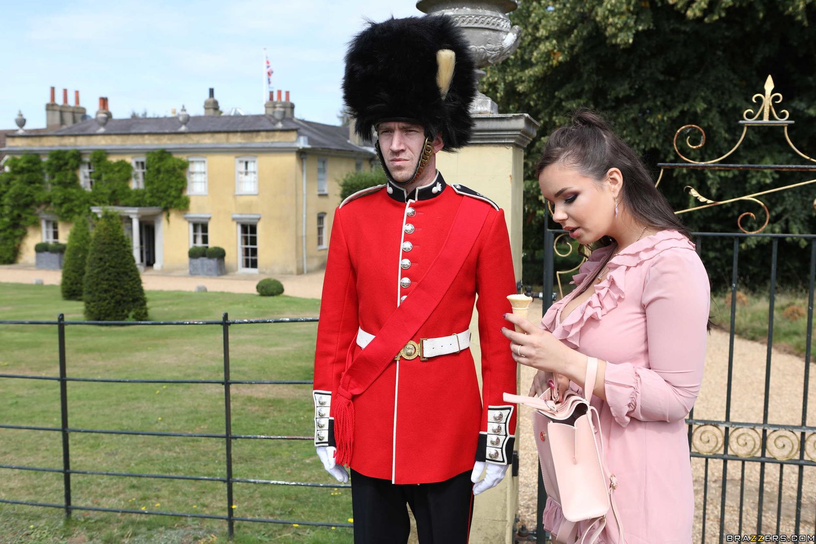 Stroking The Guard's Post
