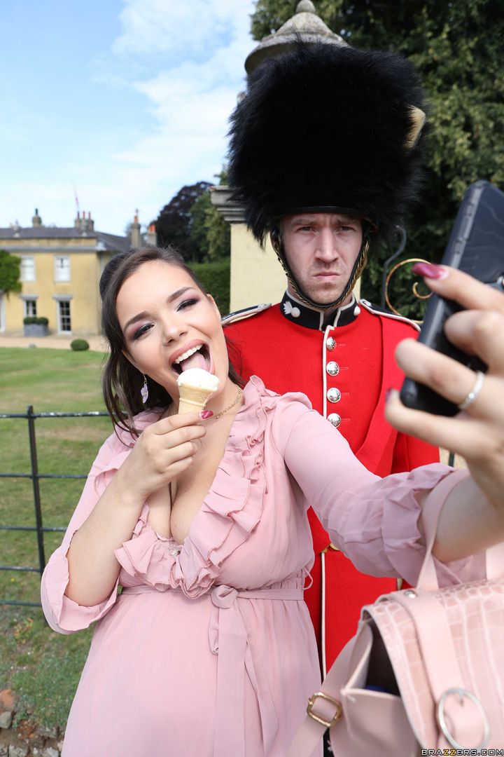 Stroking The Guard's Post