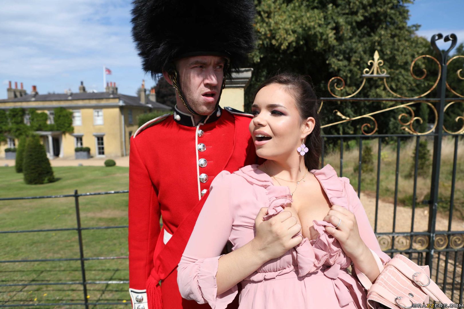 Stroking The Guard's Post