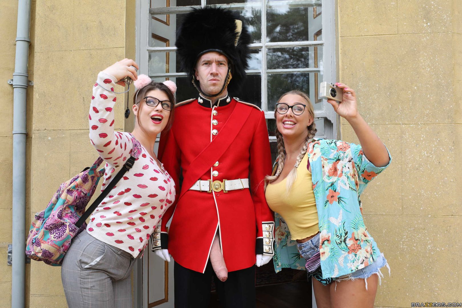 Stroking The Guard's Post