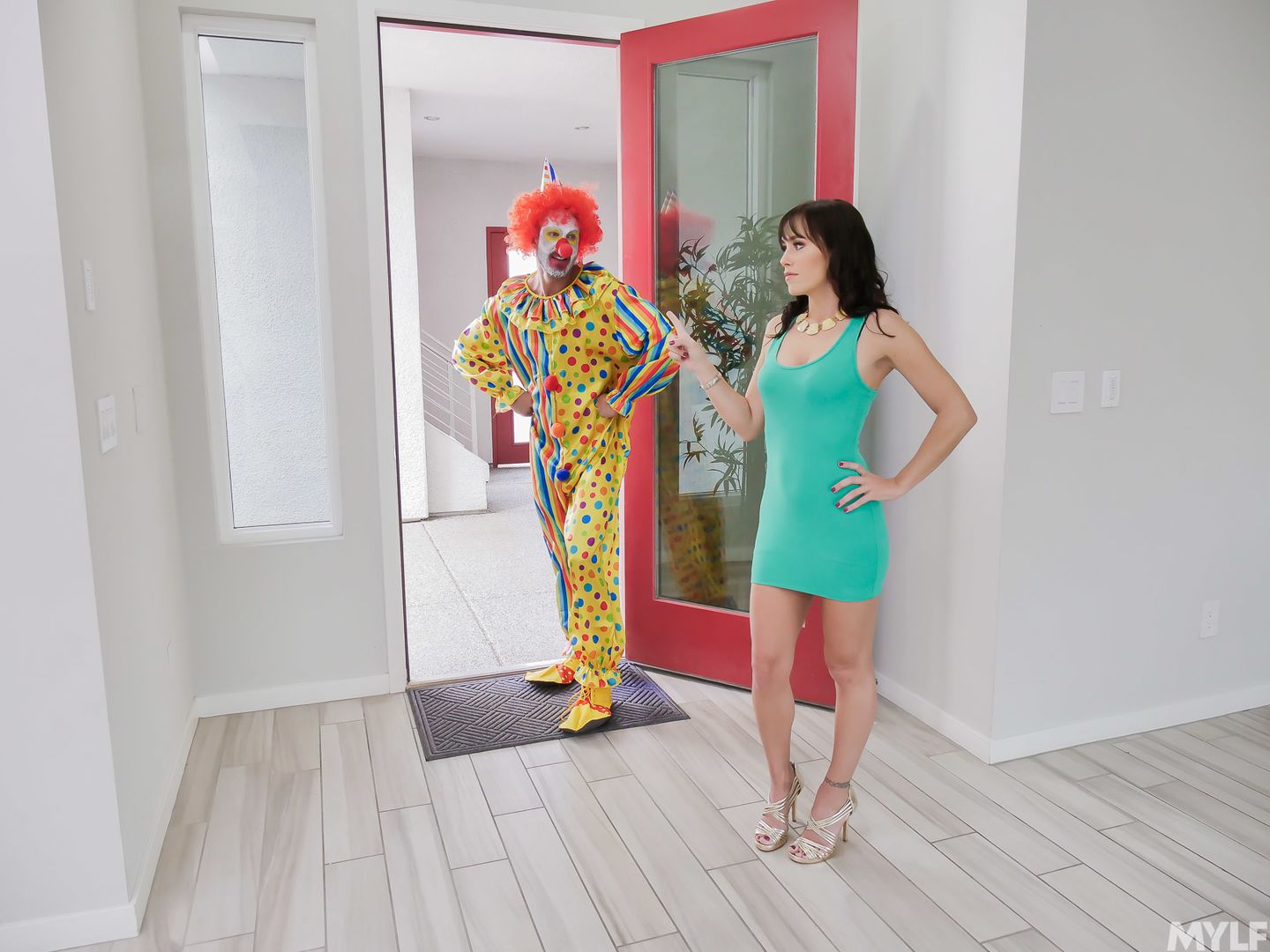 Horny Clown Dick Down