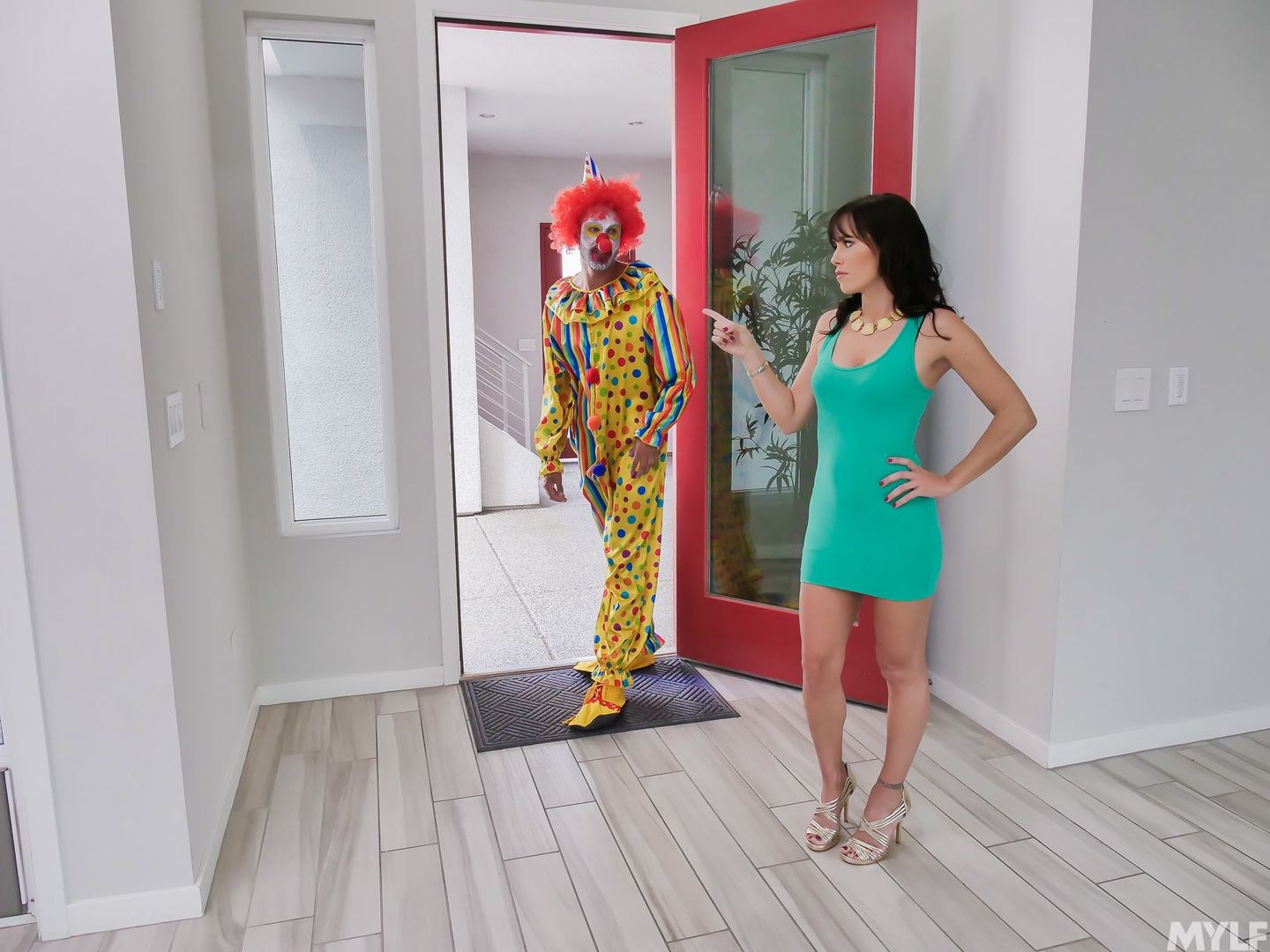 Horny Clown Dick Down