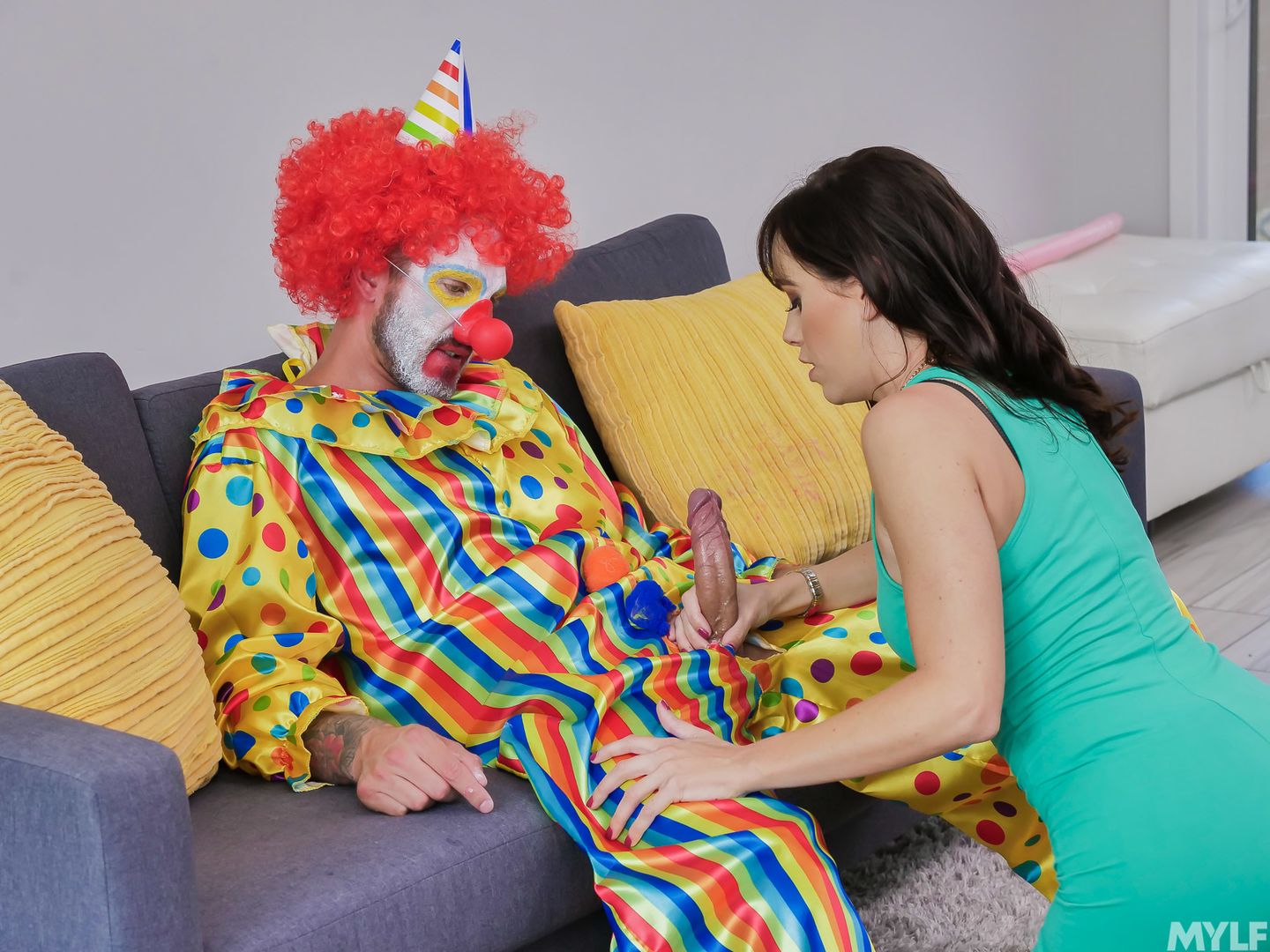 Horny Clown Dick Down