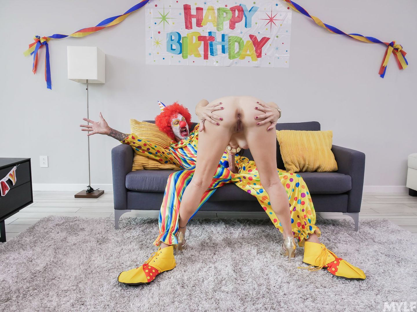 Horny Clown Dick Down
