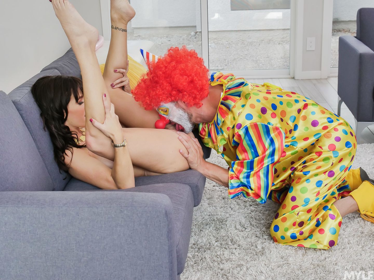 Horny Clown Dick Down