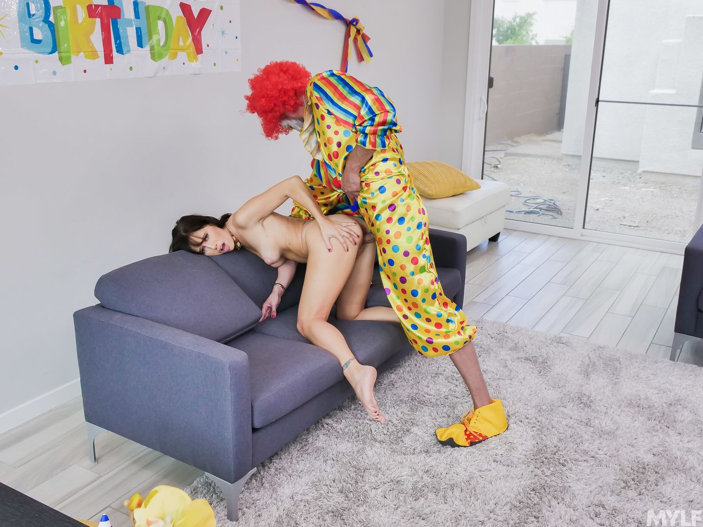 Horny Clown Dick Down