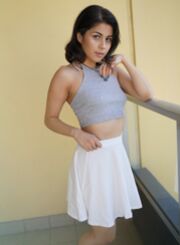Brunette Teen Sucks And Fucks