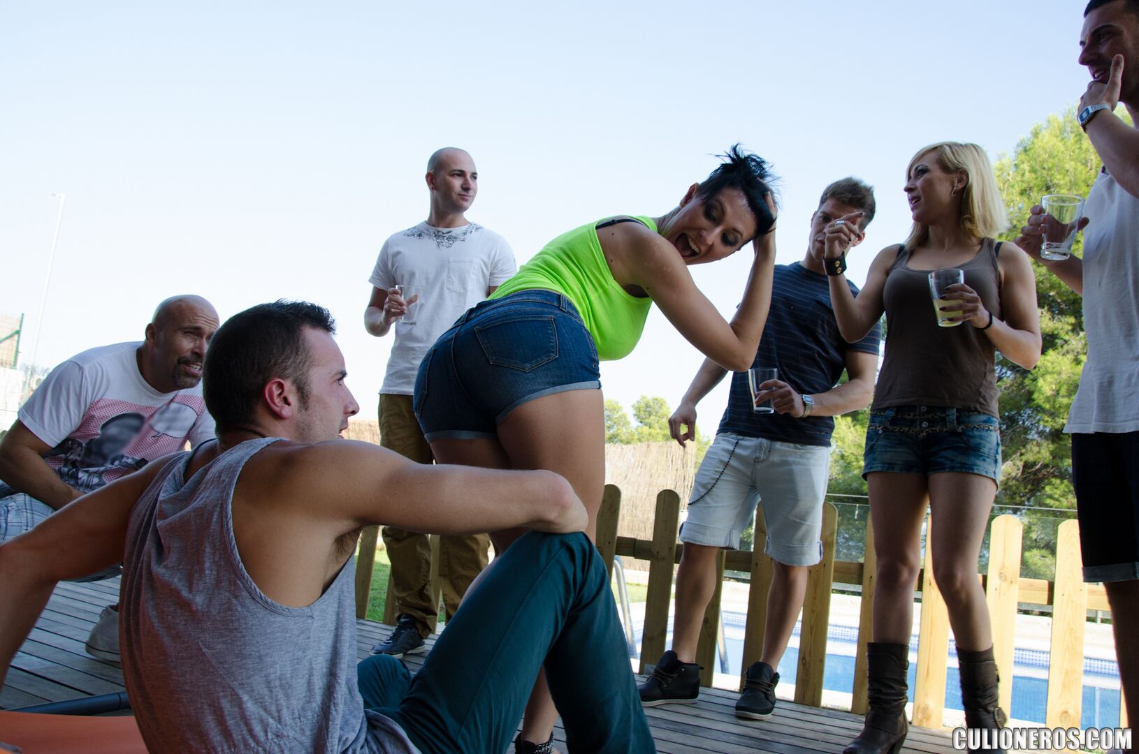 Backyard Double Penetration