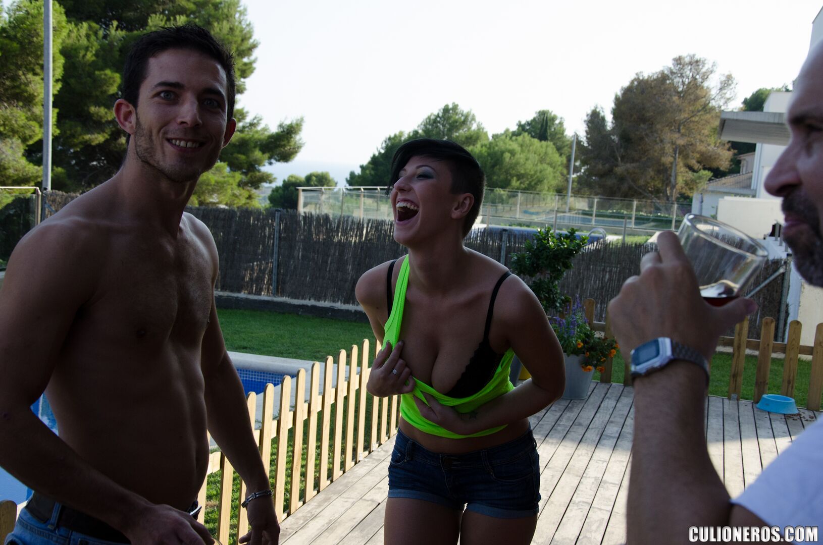 Backyard Double Penetration