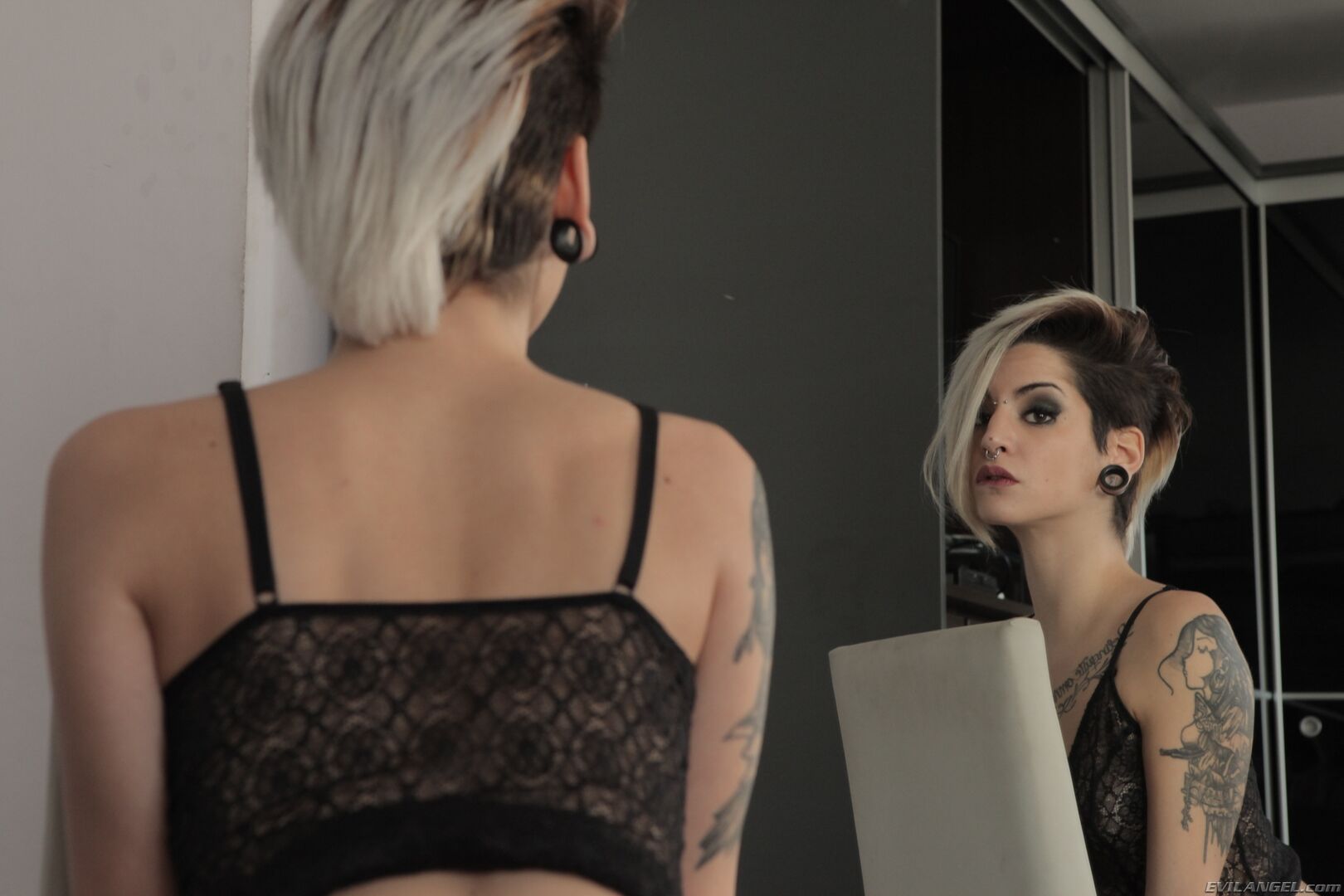 TATTOOED, 19YO MEY DICKED 'N DOMINATED