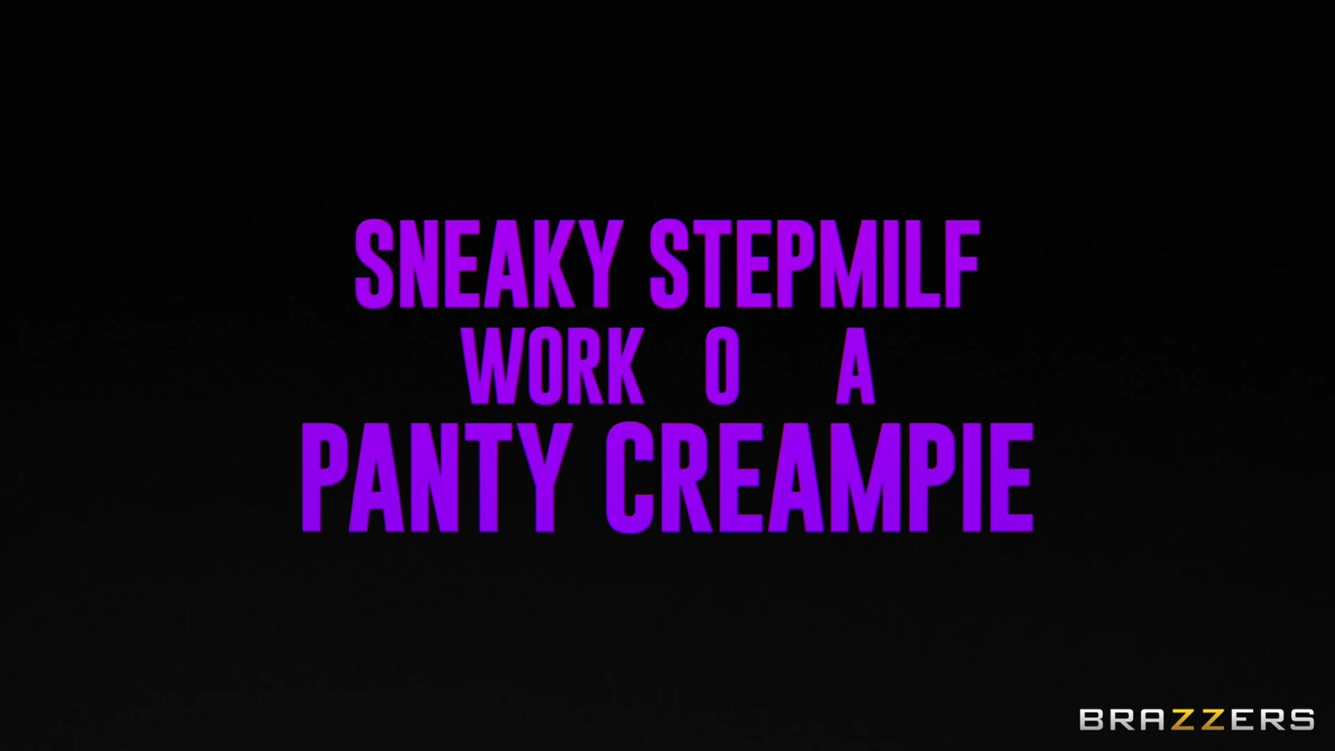 Sneaky Stepmilf Works Out a Panty Creampie