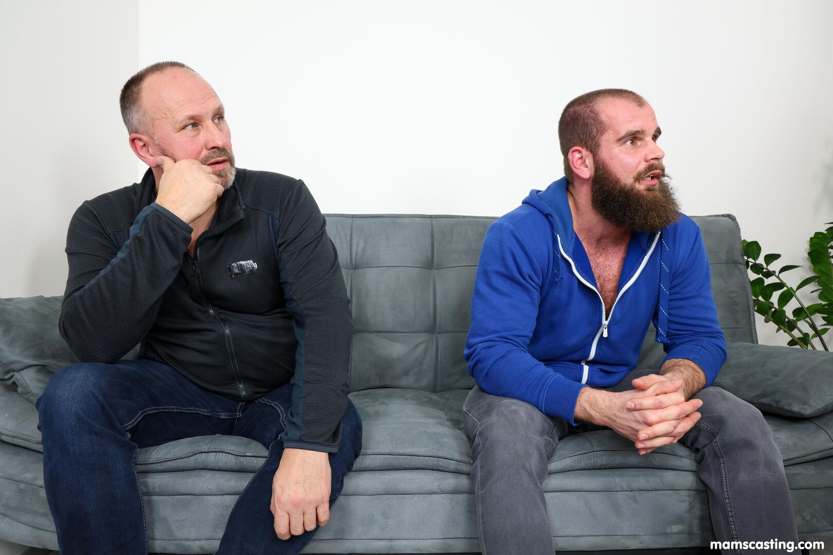 Stepfather and stepson on porn casting