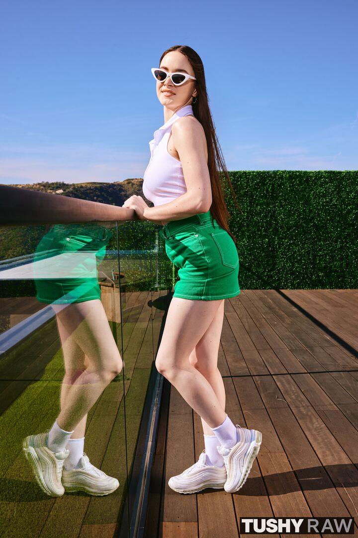 Gorgeous Hazel Gets Her Cute Little Ass Filled