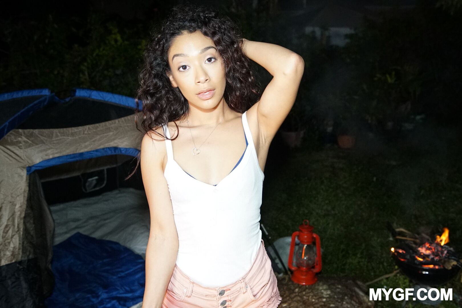 Sarah Lace Fucked In Camping Trip