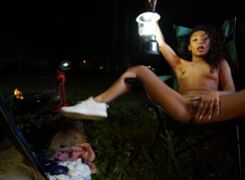 Sarah Lace Fucked In Camping Trip