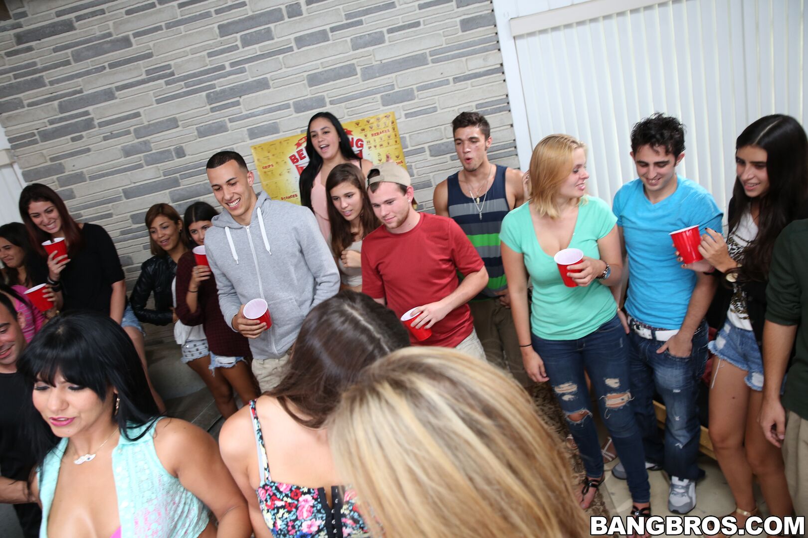 Dorm sex party with pornstars