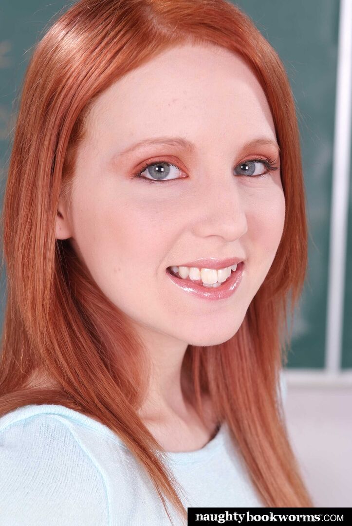 Cute Redhead Megan Murray loves a big cock deep in her ass