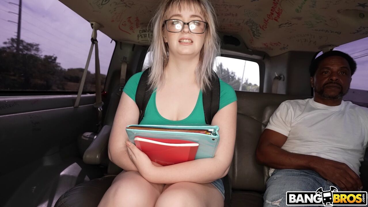 Nerdy Blonde Takes Big Dick