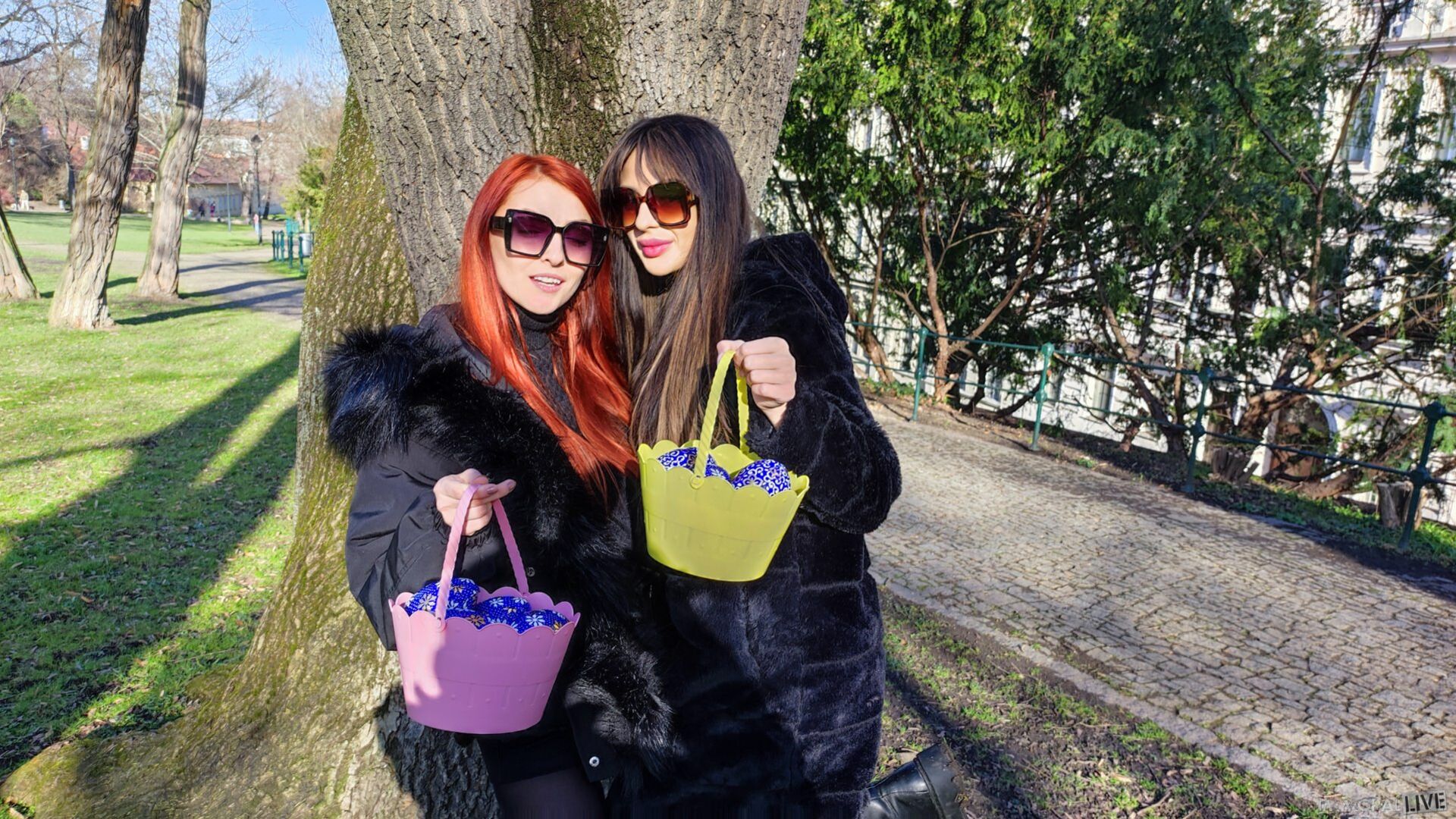 Easter Egg Hunt Turns Into Double Pussy Penetration Foursome