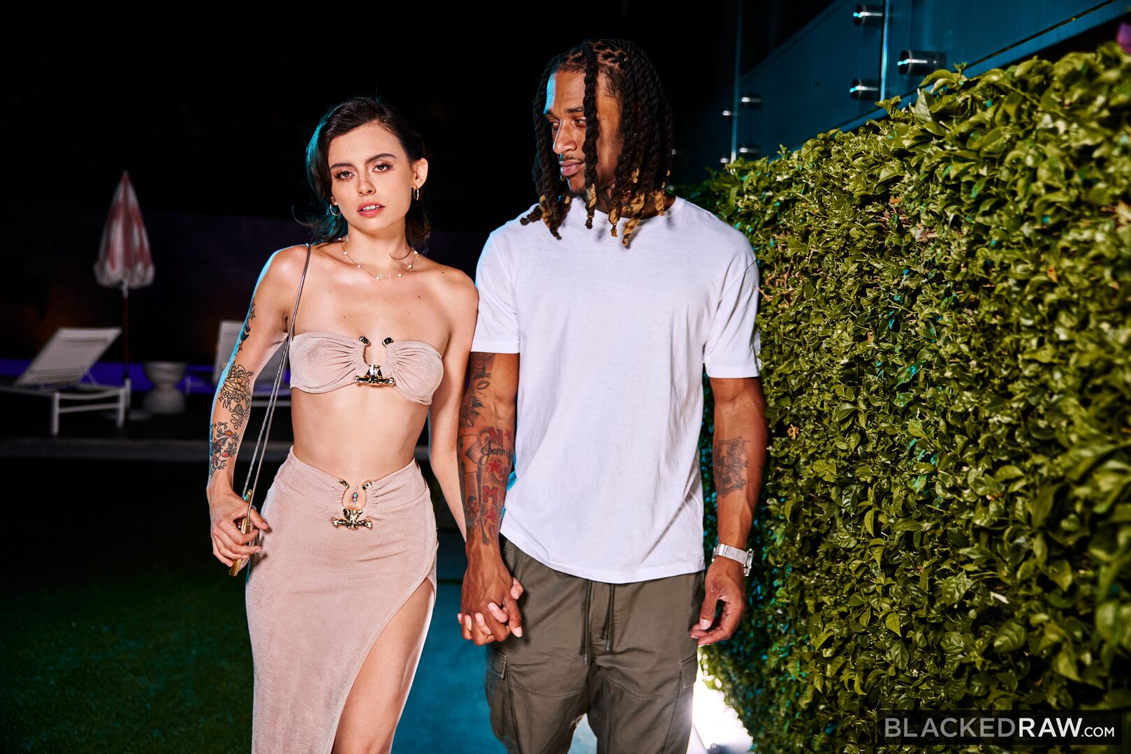 Petite Brunette Angel Has Huge Appetite For BBC