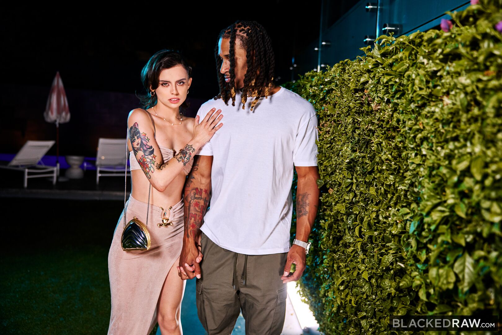 Petite Brunette Angel Has Huge Appetite For BBC