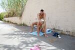 Fucked hard in public view